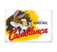 Grupo Erik Warner Bros. 100th Anniversary Casablanca Poster - 36 x 24 inches / 91.5 x 61 cm - Shipped Rolled Up - Cool Posters - Art Poster - Posters & Prints - Wall Posters