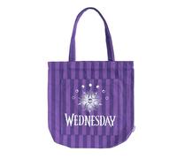 Grupo Erik Wednesday Premium Cotton Tote Bag | Cotton Shopping Bag | 16.5x15.7 inches - 42x40 cm | Canvas Bag | Cotton Bag | Gift Bag | Eco Friendly Gifts | Wednesday Addams Gifts