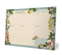 Grupo Erik Weekly Planner A3 In German - Botanical, Undated Family Planner | 54 Tear Off Pages, Undated Daily Planner, Desk Calendar, A3 Notepad | Cute Stationery Gifts under 10 Pounds