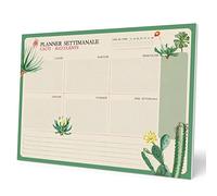 Grupo Erik Weekly Planner A4 - Botanical Cacti In Italian | Daily Planner, Desk Calendar, Family Planner, 54 Tear Off Pages Notepad | Cute Planner, Cute Stationery Gifts, Italian Gifts