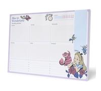 Grupo Erik Weekly Planner A4 - Disney Alice In Wonderland | Daily Planner, Desk Calendar, Family Planner, 54 Tear Off Pages Notepad | Alice In Wonderland Gifts, Disney Gifts