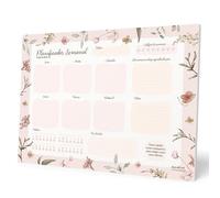 Grupo Erik Weekly Planner A4 In Spanish - Raquel Beck | Daily Planner Family, Desk Calendar, 54 Tear Off Pages Notepad | Cute Stationery Gifts, Spanish Gifts
