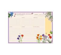 Grupo Erik Weekly Planner A4 In Spanish - Wild Flowers | Daily Planner, Desk Calendar, Family Planner, 54 Tear Off Pages Notepad | Cute Planner, Cute Stationery Gifts, Spanish Gifts