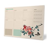 Grupo Erik Weekly Planner A4 - Japanese Art, Undated Family Planner | 54 Tear Off Pages, Undated Daily Planner, Family Planner, Desk Calendar, A4 Notepad | Cute Stationery Gifts under 10 Pounds