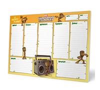 Grupo Erik Weekly Planner A4 - Marvel Groot Gifts | Undated Daily Planner Family, Desk Calendar, 54 Tear Off Pages Notepad | Guardians of the Galaxy Marvel Gifts Under 10 Pounds
