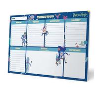 Grupo Erik Weekly Planner A4 - Rick And Morty | Daily Planner Family, Desk Calendar, 54 Tear Off Pages Notepad | Undated Planner, Rick And Morty Gifts