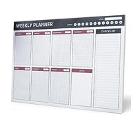 Grupo Erik Weekly Planner A4 | Undated Daily Planner Family, Desk Calendar, 54 Tear Off Pages Notepad | Cute Stationery Gifts Under 10 Pounds