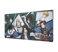 Grupo Erik XXL Mouse Pad Attack On Titan | Gaming Desk Mat 31.5 x 13.8 inches Non-Slip Rubber Mat, Keyboard & Mouse Mat Large | Attack On Titan Gifts, Gaming Gifts Gamer