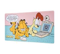 Grupo Erik XXL Mouse Pad - Garfield Gifts For Cat Lovers | Gaming Desk Mat 31.5 x 13.8 inches, Non-Slip Rubber Keyboard & Mouse Mat Large | Gaming Gifts Gamer