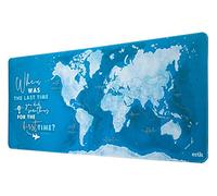 Grupo Erik XXL Mouse Pad World Map | Gaming Desk Mat 31.5 x 13.8 inches Non-Slip Rubber Mat, Keyboard & Mouse Mat Large | Map Of The World Gaming Gifts Gamer