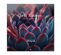 Grupo Erik Zen Nature Wall Calendar 2024 12" x 12" | 12 Month Planner | Square Wall Calendar 2024 | Family Planner Calendar 2024 | Nature Calendar 2024