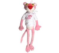 GRUPO MOYA Pink Panther Plush with White T-SHIRT - Large Height 50 cm - Pink Panther - Pink
