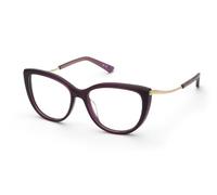 GRUPO OPTICO 1910 PLASTIC OPT;FRAME Nina Ricci - MAT: Cellulose acetate-C: SHINY STRIPED RED D: 140x16 - Female