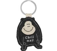 GRUSS & CO 74353 Chill Evil Keychain Pineapple Fiber Pendant Key Ring Keychain Funny Long Lasting Gift
