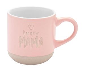 GRUSS & CO Espresso Cup with Engraving Mama | Stoneware Mug 10 cl with Gift Band | Gift for Mum, Birthday | 73933