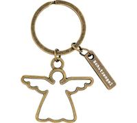 GRUSS & CO Guardian Angel Key Ring, Figured Pendant with Key Ring, Zinc Alloy, Length 6.7 cm, in Gift Box, Lucky Charm, Christmas, New Year's Eve, 74373, multicoloured, standard size, Motif Guardian