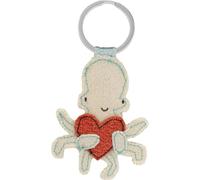 GRUSS & CO Key Ring with Octopus Motif, Pendant Made of Pineapple Fibres, Figural, with Key Ring, Funny Gift, Sustainable, 74360