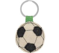 GRUSS & CO Keyring with Smiley Motif, Pendant Made of Pineapple Fibres, Figural, with Key Ring, Funny Gift, Sustainable, 74359