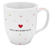 GRUSS & CO Mug with Heart Man Motif | Mug with Saying, Coffee Cup, Porcelain, 40 cl | Gift Friends, Valentine's Day | 73796