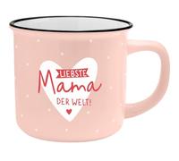 GRUSS & CO XL Mug with Mum Motif | Favourite Mug Made of Porcelain, Mug with Saying, 55 cl, with Gift Wrap, Gift for Mum, Mother's Day | 74170