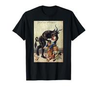 Gruss Vom Krampus Horror Christmas Art Creepy Evil Santa Fun T-Shirt