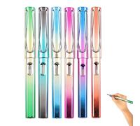 Gruvox 6Pcs Eternal Infinity Pencil - Endless Writing Drawing Sketching for Kids, Reusable Inkless Personalised for Students - Home Office School Supplies