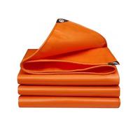 Gruytoie Outdoor Waterproof Tarpaulin 7x14m/23.0x45.9ft, Heavy Duty PVC Tarp Cover with Rustproof Grommets, One Hole per Meter, for Patio, Garden, Camping