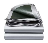 Gruytoie Waterproof Tarp Camping 1.5x1.5m/4.9x4.9ft, Tarps with Grommets, Tear Resistance Tarpaulin Cover, for Rain or Sun, Roof, Canopy, Patio, Firewood