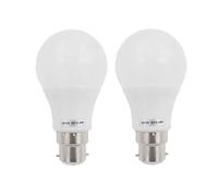 GRV B22 Base 12-5730 SMD LED Bulb Non-Dimmable 5Watt Thermal Plastic Light 40-Watt Equivalent AC12V DC 12-24V Cool White Pack of 2