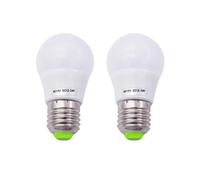 GRV E27 3W SMD LED AC12V/DC12V-24V Light Bulb 30W Incandescent Replacement for Solar System, RV, Camper, Boat, Interior Low Voltage Safty Lighting Warm White Pack of 2 (Non-Household Lighting)