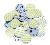 GRV G4 24-2835 SMD LED Bulb Lamp Super Bright Cool White RV Camper Under Cabinet Dome Light DC12V Dimmable Pack of 20