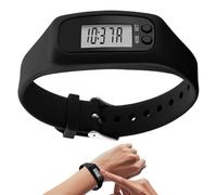 GRV Pedometer Watch - No Or App Required | Fitness With Step Counter, Calories Counter, Sleep Monitor | Large LCD Screen, Lightweight Silicone Wristband For Walking & Running