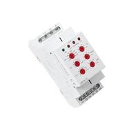 GRV8-10 Din Rail 3 Phase Voltage Monitoring Relay with Reset Time 0.1s-10s Voltage Relay 36mm Width EKFBQBGW(GRV8-10 M265)