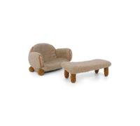 Gry & Sif Handmade & Fairtrade Certified Stylish Danish Design X Artisans from Nepal Felt Animal Figures Sofa and Coffee Table Decorative Figures for Standing