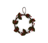 Gry & Sif Handmade & Fairtrade Certified | Stylish Danish Design X Nepali Artisans | Holly Wreath