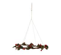Gry & Sif Handmade & Fairtrade Certified | Stylish Danish Design X Nepali Artisans | Holly Wreath - Hanging