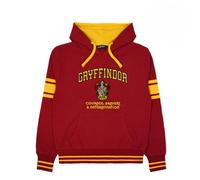 Gryffindor Adult Unisex Hoodie Sweatshirt | 100% Cotton | Machine Stitched | Embroidered Design | Official Harry Potter Merchandise