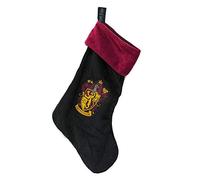 Gryffindor Harry Potter Fleece Christmas Stocking Woven Badge 47x30cm