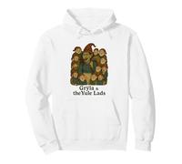 Gryla and the Yule Lads Icelandic Christmas Folklore Pullover Hoodie