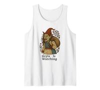 Gryla is Watching Icelandic Christmas Ogress Folklore Tank Top
