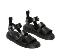 Gryphon Full Grain Waxy Leather Unisex Ankle Strap Sandals
