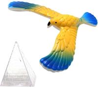 Gryshanyun Balance Bird with Clear Triangle Stand, Balancing Eagle Gravity for Adults, Science Kit Party Favors Stocking Stuffers