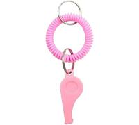 Gryshanyun Pink Sports Whistle with Adjustable Wrist Strap - High-Frequency Sound for Coaches, Referees and Team Sports, Durable Plastic Emergency Whistle for Soccer, Baseball and Outdoor Safety