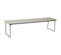 Grythyttan stålmöbler - Bench 9 170 cm, White Lacquered Oak / Hot Galvanized Steel - White lacquered oak