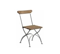 Grythyttan Stålmöbler Bryggeri chair Oak oil-hot-dip galvanized stand
