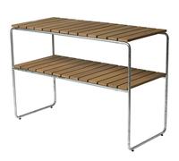 Grythyttan stålmöbler - L105 Console Table, Oiled Oak / Hot Galvanized Steel - Oiled Oak