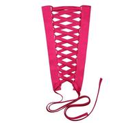 GRYUIRY Women's Dress Corset Kit Satin Corset Loops Extender Zipper Replacement Adjustable Corset Back Kit for Prom Dresses, Fuchsia, 14