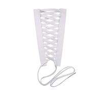 GRYUIRY Women's Dress Corset Kit Satin Corsets Loops Extender Zipper Replacement Adjustable Corset Back Kit for Prom Dresses, White, 10