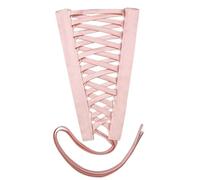 GRYUIRY Women's Dress Corset Kit Satin Corsets Loops Extender Zipper Replacement Adjustable Corset Back Kit for Prom Dresses, Pink, 16