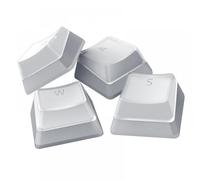 GRzHKN Translucent Side Keycap Upgrade Set Stealth Pudding Design Laser Engraved Legends Universal Compatibility(WHITE)